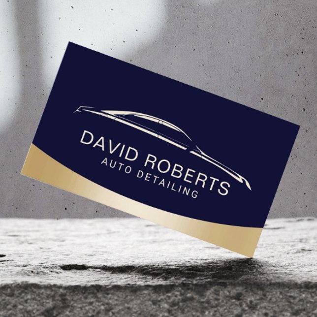 Carte De Visite Détail auto Lavage de voiture Automotive Marine &  (Créateur téléchargé)