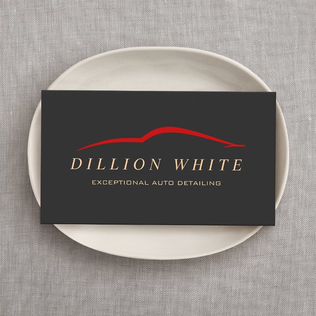 Carte De Visite Détail auto, Lave-auto automobile (Créateur téléchargé)