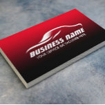 Carte De Visite Détail automatique Professional Black & Red Automo<br><div class="desc">Détail Automobile Professionnel Cartes de visite Black & Red Automotive.</div>