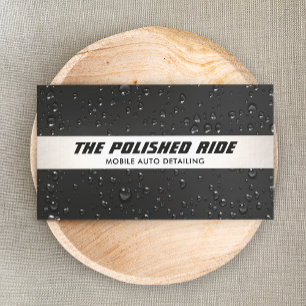 Carte De Visite Détail automatique Professionnel Lavage de voiture