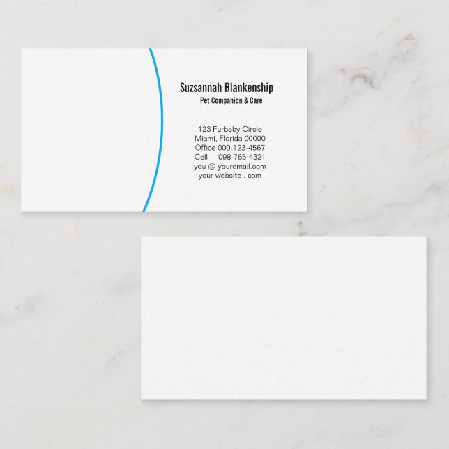 Carte De Visite Détails de l'entreprise avec code QR et photo pers (Devant / Derrière)