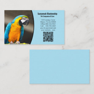 Carte De Visite Détails d'entreprise avec code QR et photo personn