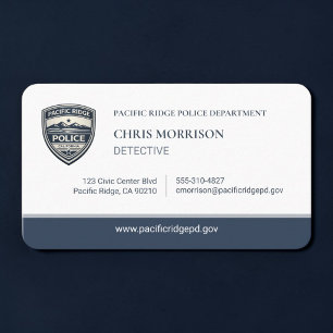 Carte de visite Détective Officier de Police