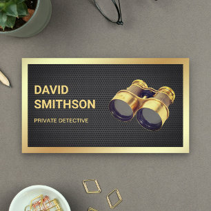 Carte De Visite Détective privée Black Mesh