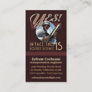 Carte de visite d'études spatiales