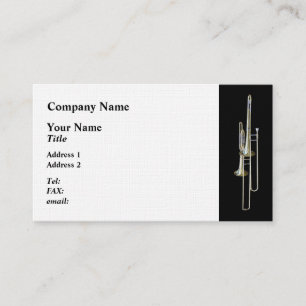 Carte De Visite Deux Trombones