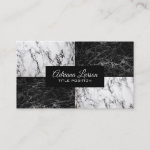 Carte De Visite Deux types de marbre