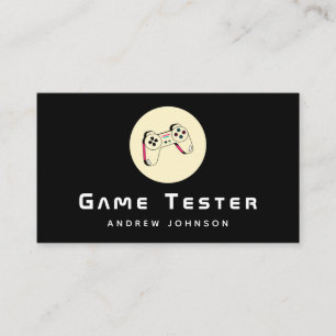 Carte De Visite Développeurs de jeu Tester Joystick contrôleur mod