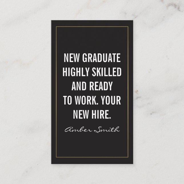 Carte De Visite Devis en gras (Devant)