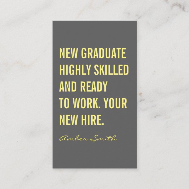 Carte De Visite Devis en gras (Devant)