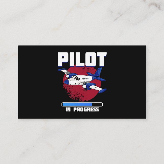 Carte De Visite Devis pilote en cours pour un futur plan pilote (Devant)