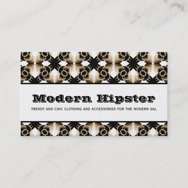 Carte de visite d'extravagance radieuse, Or (Devant)