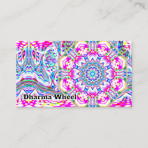 Carte De Visite Dharma Wheel ( vous pouvez changer les mots )