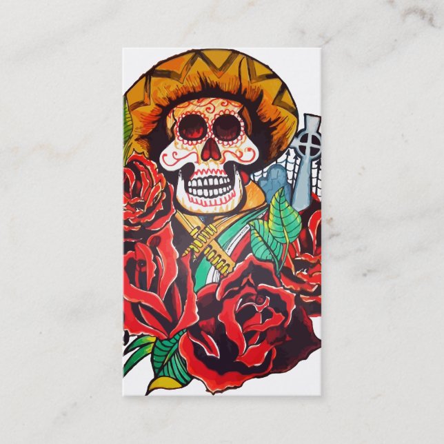Carte De Visite dia de los muertos (Devant)