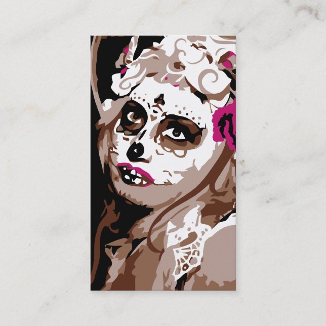 Carte De Visite dia de los muertos (Devant)