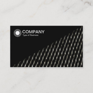 Carte De Visite Diagonal V2 - Noir - Maillage Abstrait