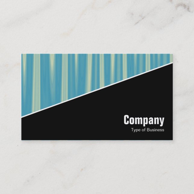 Carte De Visite Diagonal V3 - Noir - Abstrait 090716(08) (Devant)