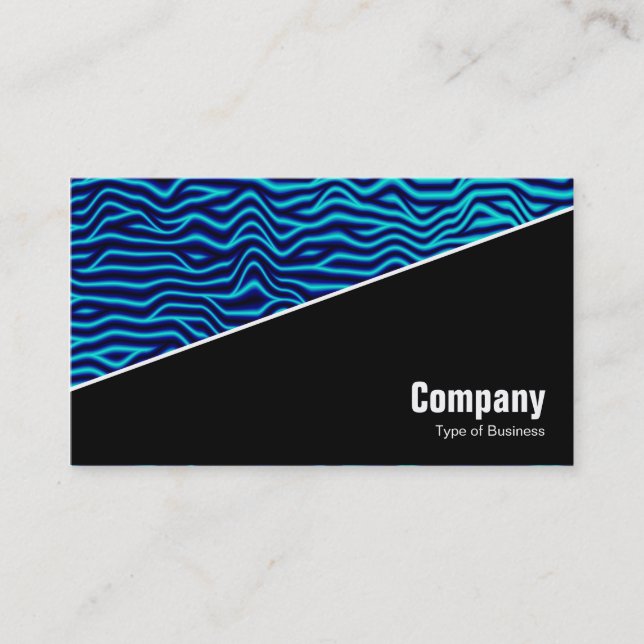 Carte De Visite Diagonal V3 - Noir - Abstrait 120716(06) (Devant)