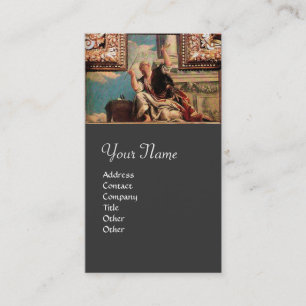 Carte De Visite DIALECTIQUE, bleu vert brun, gris