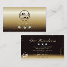 Diamants Brown or de luxe avec logo