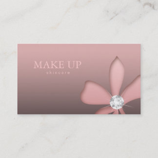 Carte De Visite Diamants de blanc de fleur de rose de bijoux de