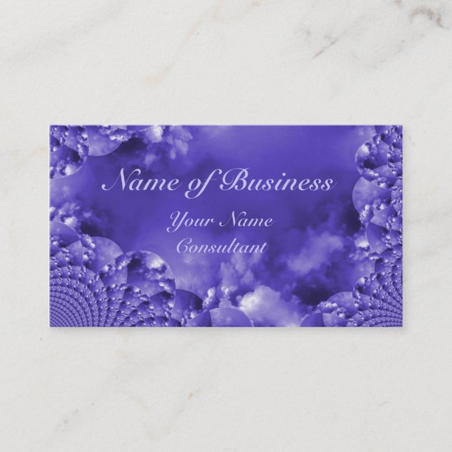 Carte de visite d'Imaginaire Cloud violet (Devant)