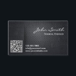 Carte de visite d'ingénieur chimiste de code en<br><div class="desc">Carte de visite d'ingénieur chimiste de code en métal QR.</div>