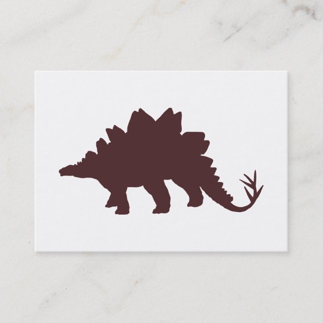 Carte De Visite Dinosaure Brown (Devant)