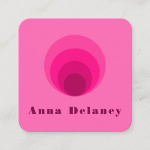 Carte de visite d'inspiration rétro