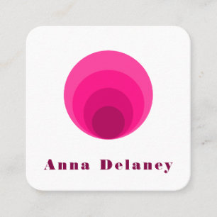 Carte de visite d'inspiration rétro