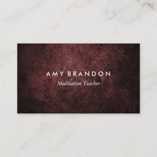 Carte de visite d'instructeur de méditation