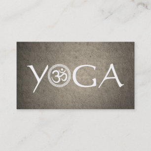 Carte de visite d'instructeur de yoga