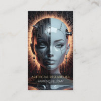 Carte de visite d'intelligence artificielle