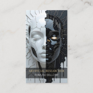 Carte de visite d'intelligence artificielle