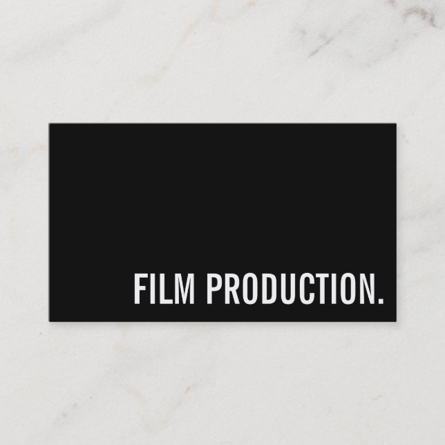 Carte De Visite Directeur Clapperboard Film Movies Producteur Act (Devant)
