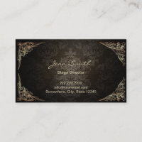 Directeur de la scène Dark Damask vintage