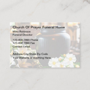 Carte De Visite Directeur Et Cremation Du Foyer Funéraire