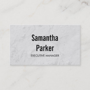 Carte De Visite Directeur exécutif contemporain Grey tendance