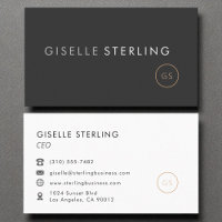 Directeur général Luxe Black