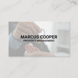 Carte De Visite Directeur immobilier Agent immobilier remettant