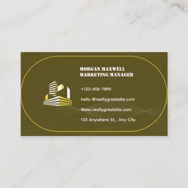Carte De Visite Directeur Marketing   (Devant)