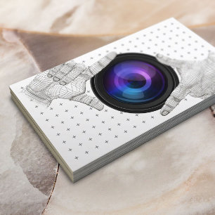 Carte De Visite Directeur Professional de photographe de