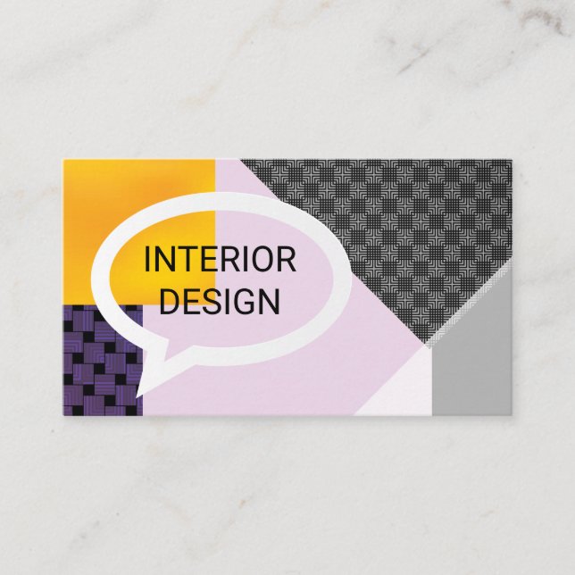 Carte De Visite Discuter bulle (Devant)