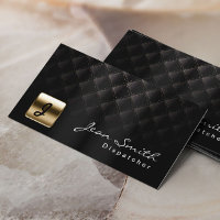 Carte de visite Dispatcher Black & Gold de luxe