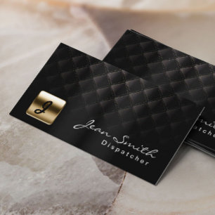 Carte de visite Dispatcher Black & Gold de luxe
