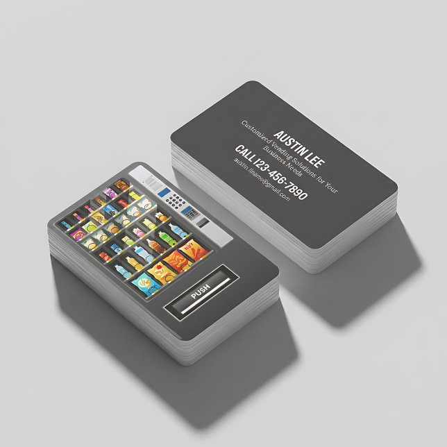 Carte De Visite Distributeur automatique (Vending Machines Business Cards)