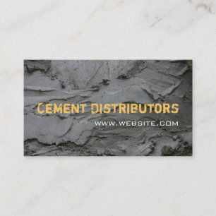 Carte De Visite Distributeurs de béton ciment routier construction