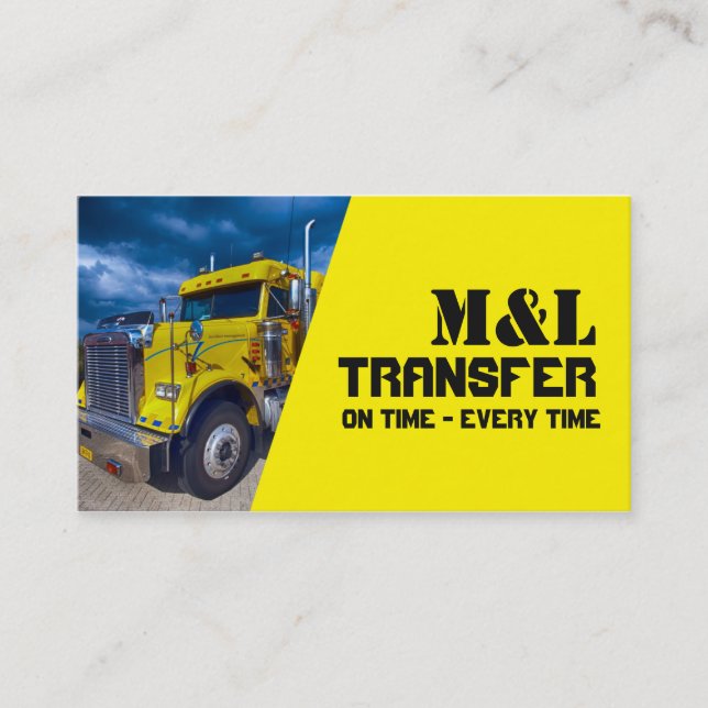 Carte De Visite Distribution des frais de transport des chauffeurs (Devant)