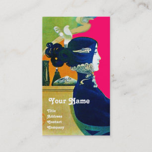 Carte De Visite DIVA DANS LE SALON DE BELLE MONOGRAMME BLEU, Artis