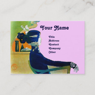 Carte De Visite DIVA DANS LE SALON DE BELLE MONOGRAMME BLEU, Artis